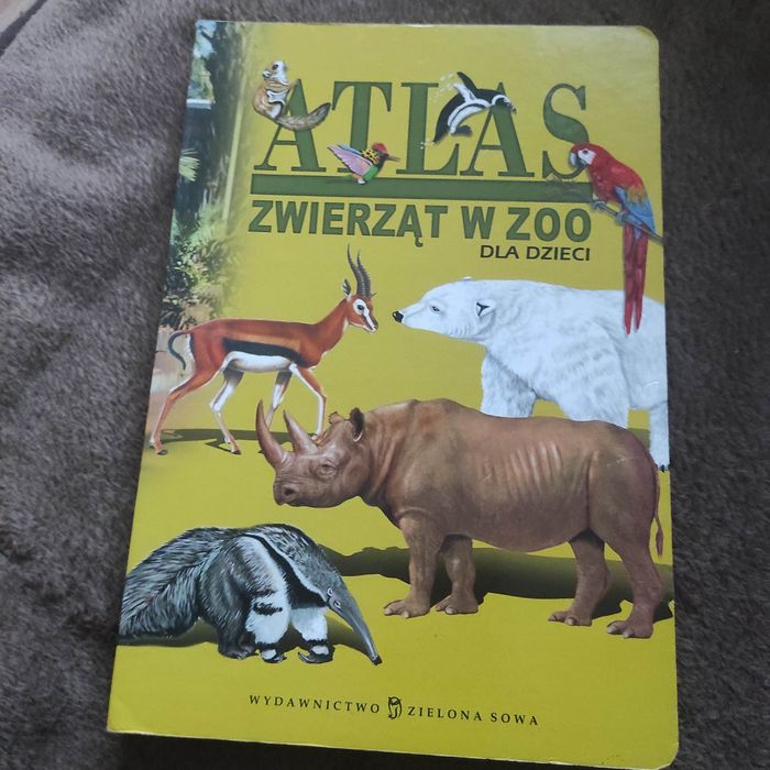 Atlas zwierząt w zoo dla dzieci