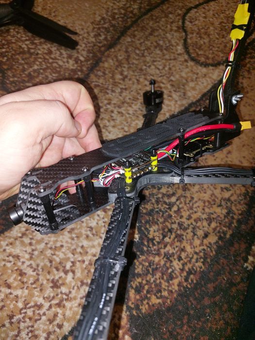 Fpv ФПВ дрон квадрокоптер 7, 10 карбон новый