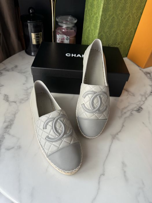 Espadryle Chanel Natural Leather