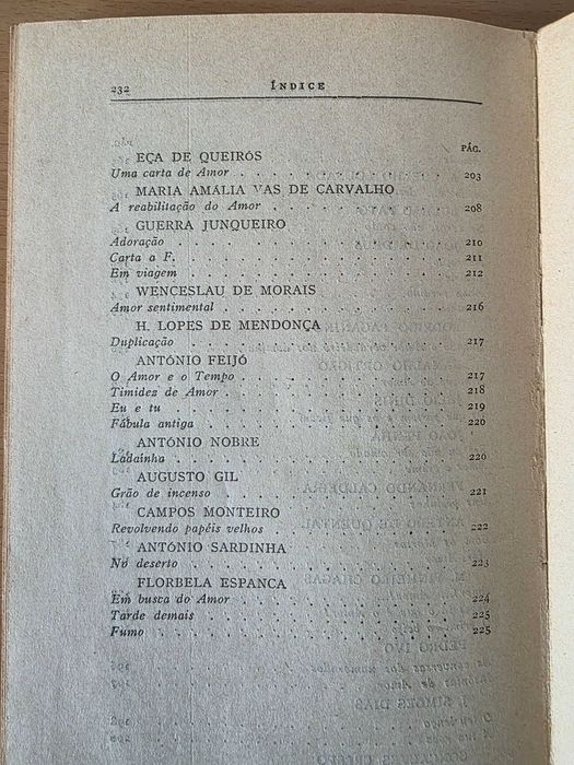 Livro "O Amor na Literatura Portuguesa" de Mário Gonçalves Viana