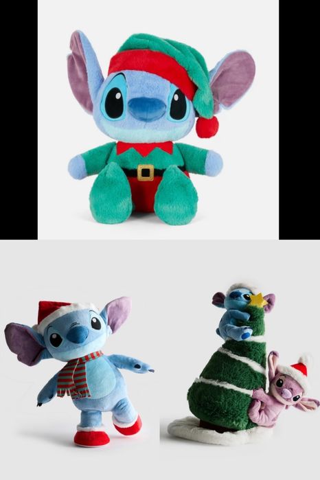 Peluche Disney : Angel Stitch Scrump - Natal (novos)