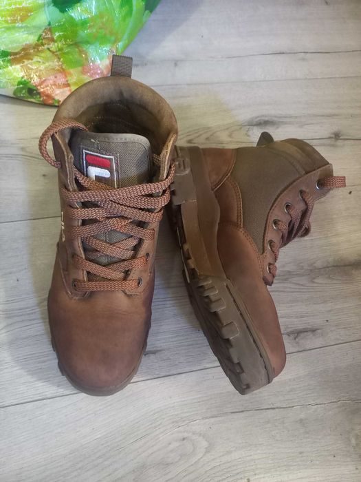 Ботинки кожаные тактические Fila Grunge II Mid Wmn размер 38-39.