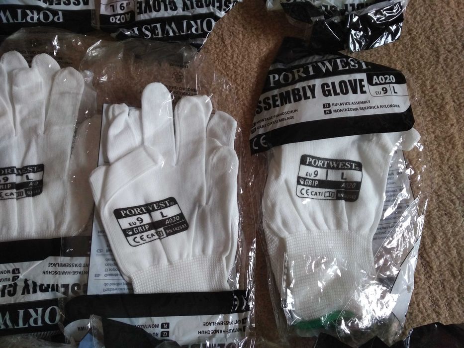 Rękawice montażowe, nylonowe PORTWEST - cena za 15 par