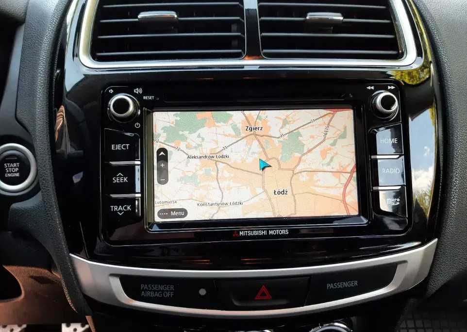 Mapa Mitsubishi ASX Outlander TomTom micro SD USB Europa 2026 Olsztyn