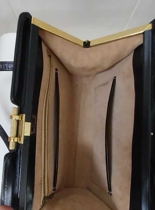 Mala de senhora vintage em couro