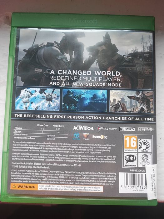 Call of duty GHOST Xbox one/ series x zamiana zamiana wysyłka