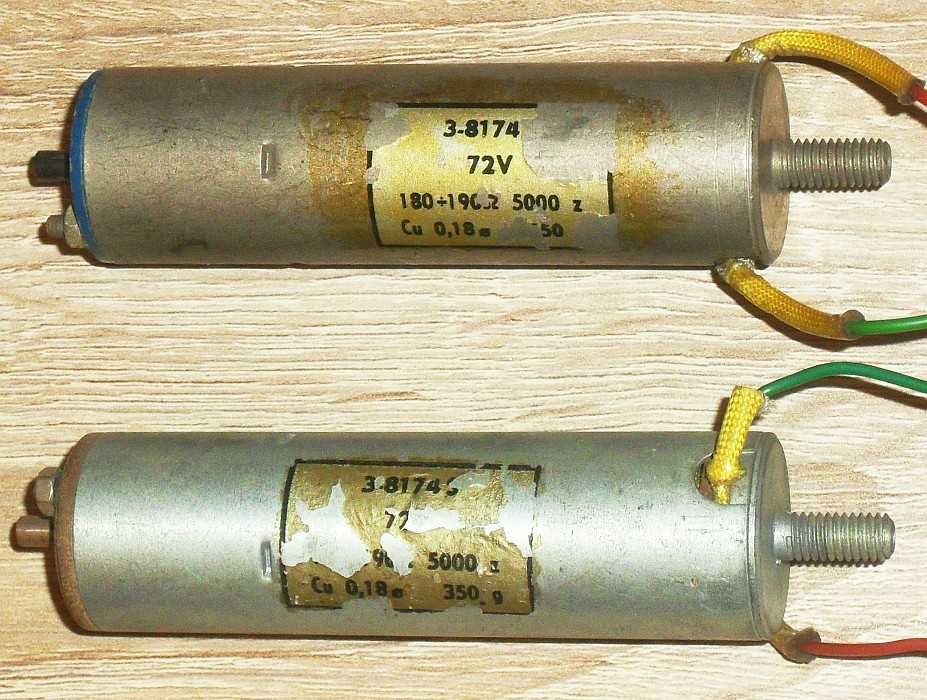 Elektromagnes pchający 3-8174S, 72 V, siła 0,35 kG czyli 3,43 N, skok 8 mm