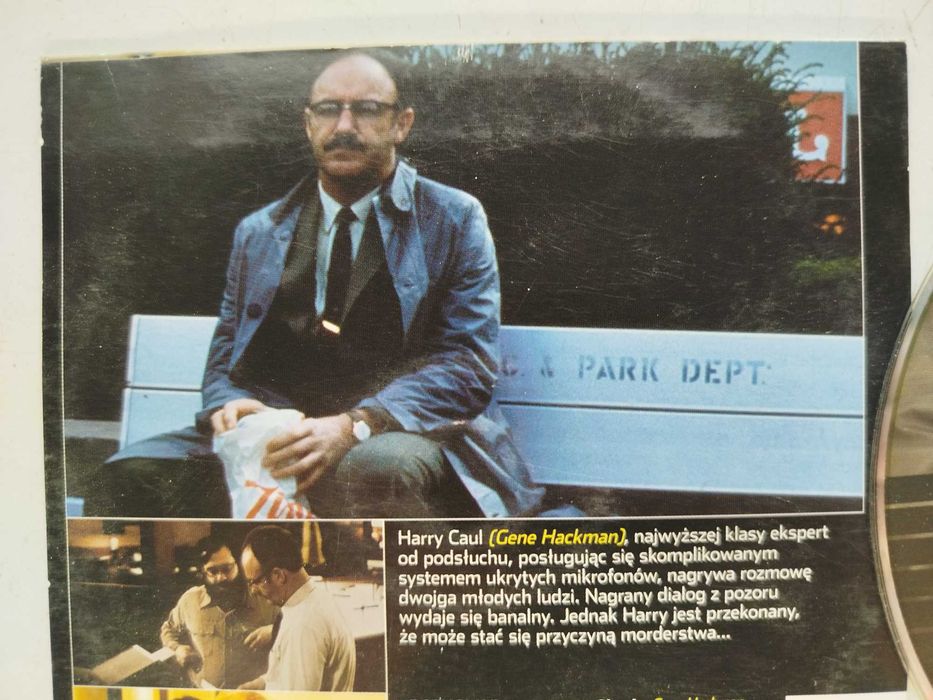 Rozmowa Coppola Gene Hackman DVD koperta dramat thriller