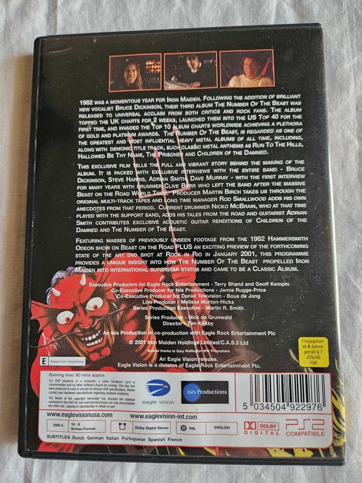 DVD Iron Maiden - The Number of The Beast