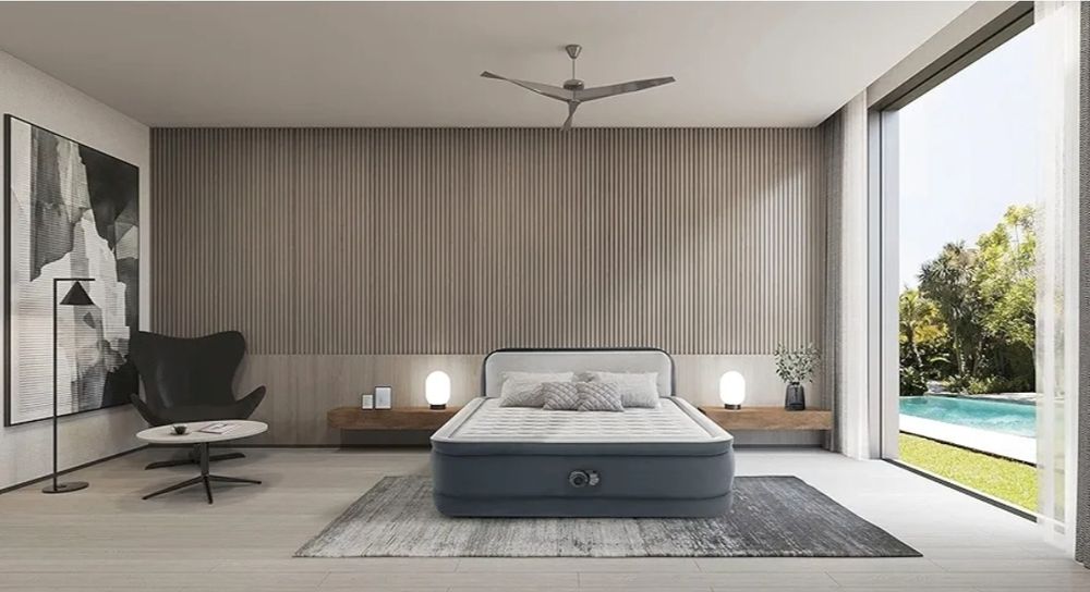 Intex 64448ND materac łóżko DuraBeam UltraPlushHeadboard z pompą 220 V