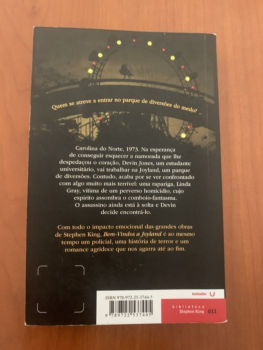 Bem-vindos a Joyland- Stephen King