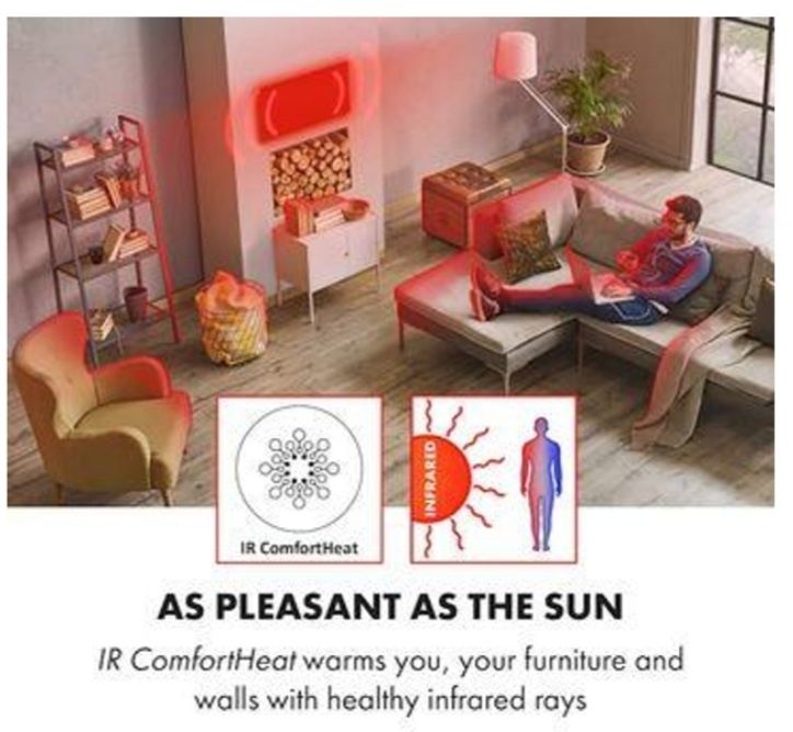 Обогреватель инфракрасный 90х60см Klarstein