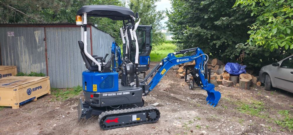 BUDOWLANEK W KRAKOWIE Nowa Minikoparka RIPPA R10 ECO YOUP koop 1T Transport Gratis Leasing Meyer Yato Zoomlion DOSTĘPNE RÓŻNE MODELE