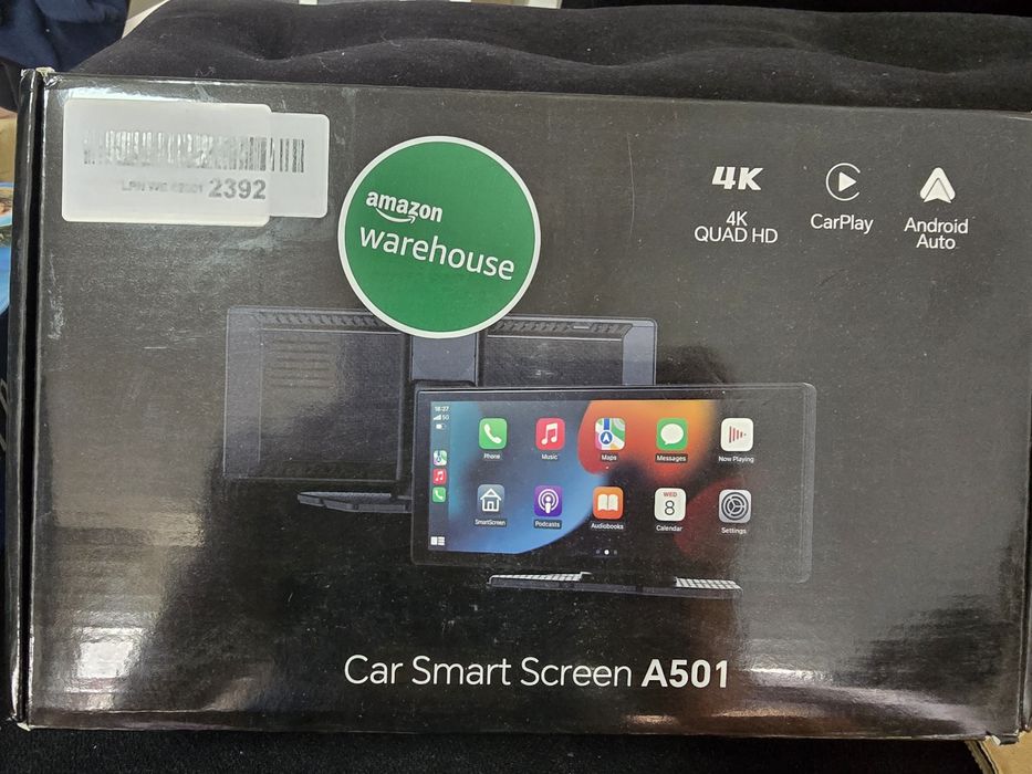 NOWY Car Smart Screen A501 4K – CarPlay, Android Auto + kamera cofania