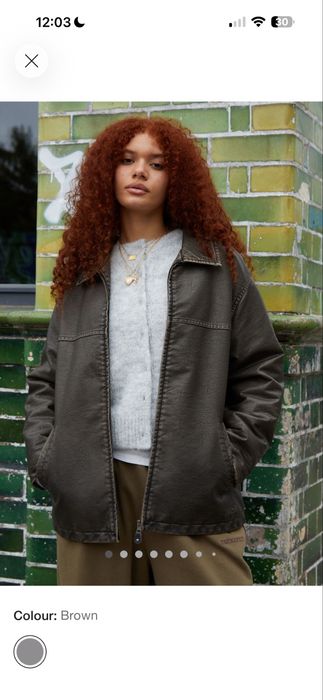 Шкіряна куртка Urban Outfitters
