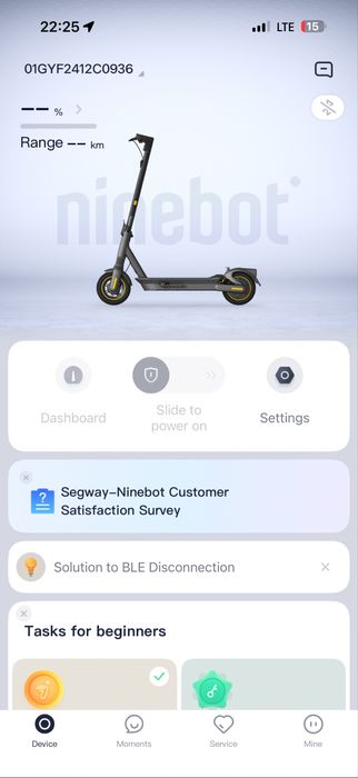 Самокат ninebot g2 max