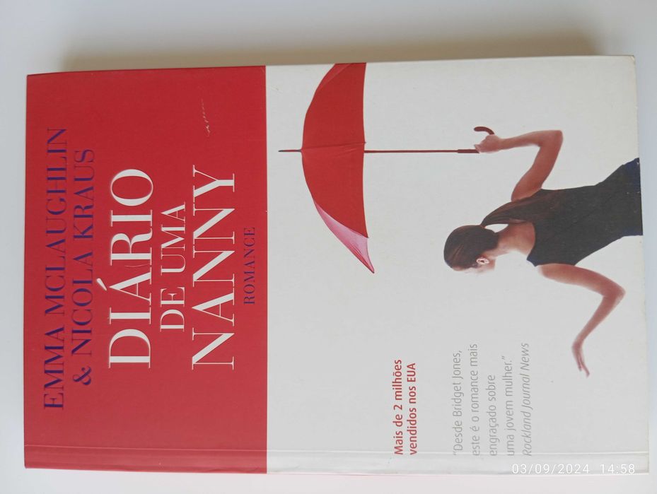 Livro "Diário de uma Nanny" (Emma McLaughlin)