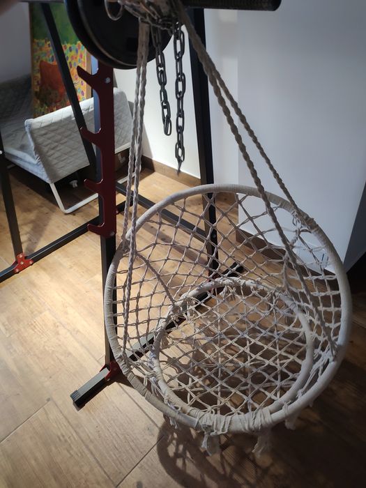 Huśtawka Boho z plecionką