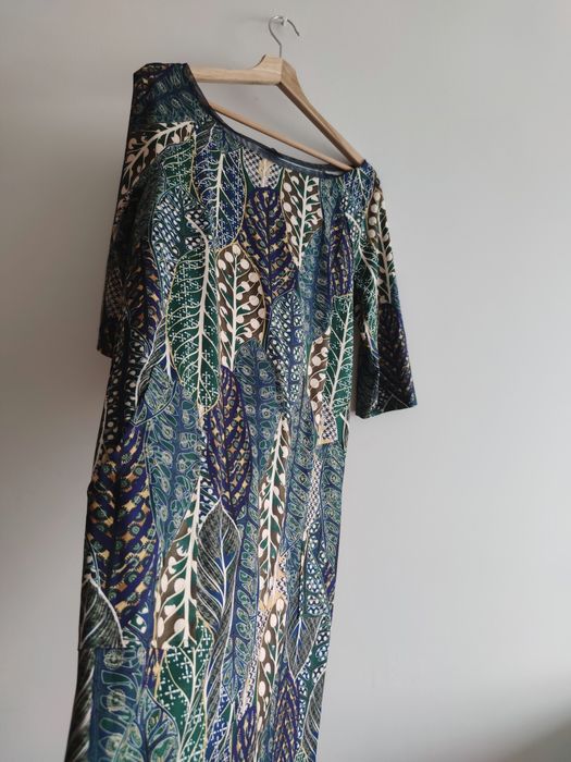 Sukienka oversize z kieszeniami vintage