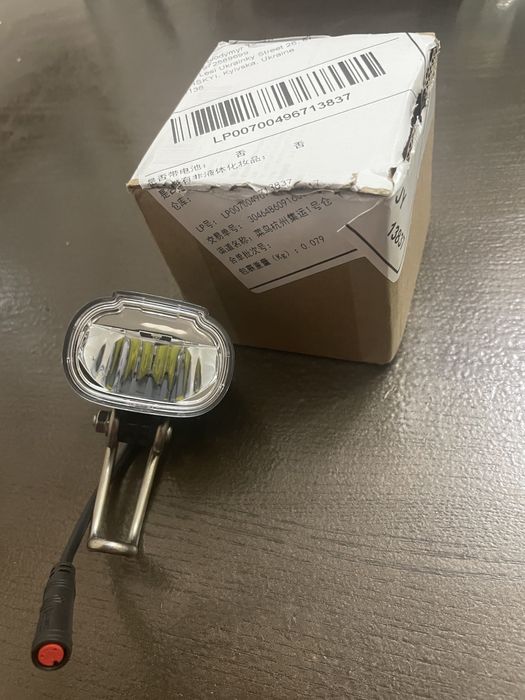 Фара для елекросамоката, електровелосипеда 12 v, 36 v, 48 v.