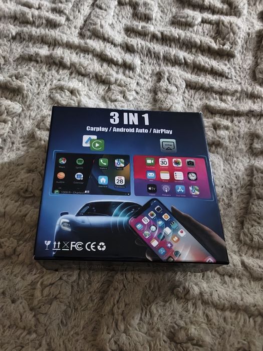 Бездротовий адаптер 3-в-1 CarPlay / Android Auto / AirPlay