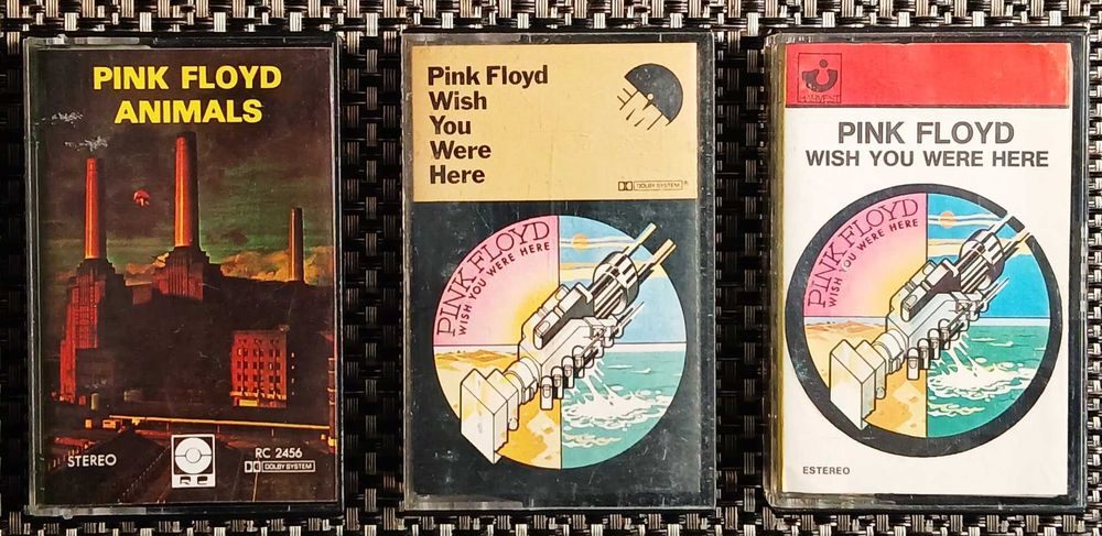 Pink Floyd - (9 CDs) - (3 K7) - (4 VHS) - Raros - Muito Bom Estado