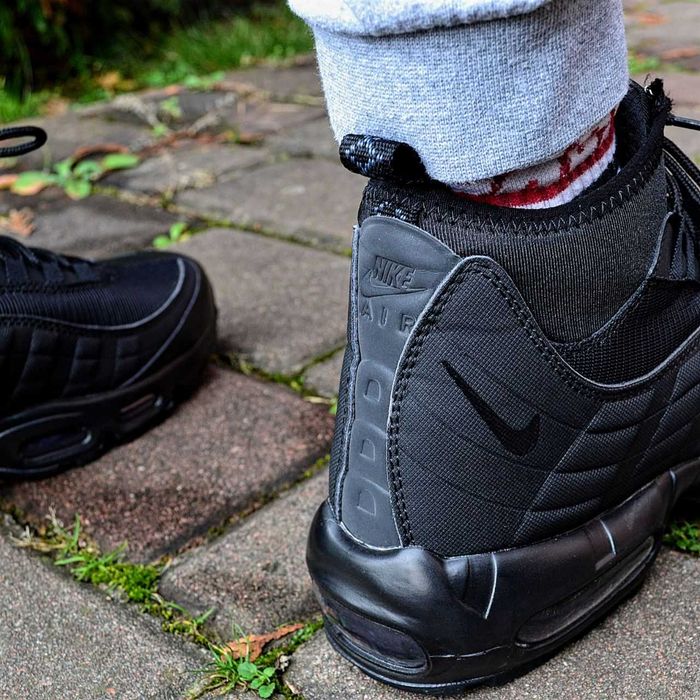 Мужские зимние кроссовки Nike Air Max 95 Sneakerboot "Black" 40-45