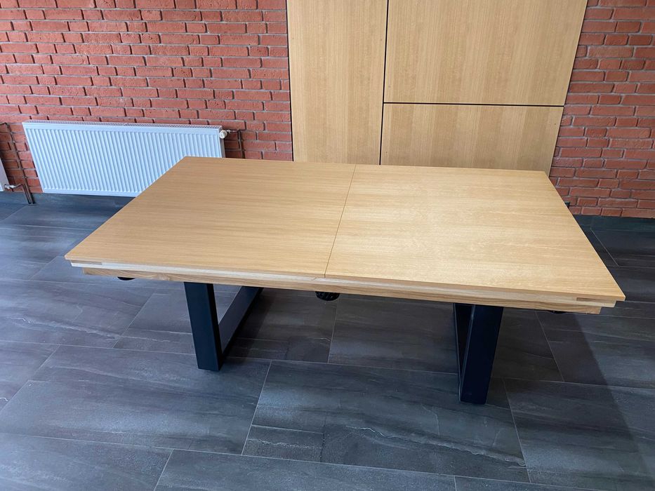 Stół Bilardowy BERGAMO 7 FT -z akcesoria -siatki sznurkowe- LOFTOWY