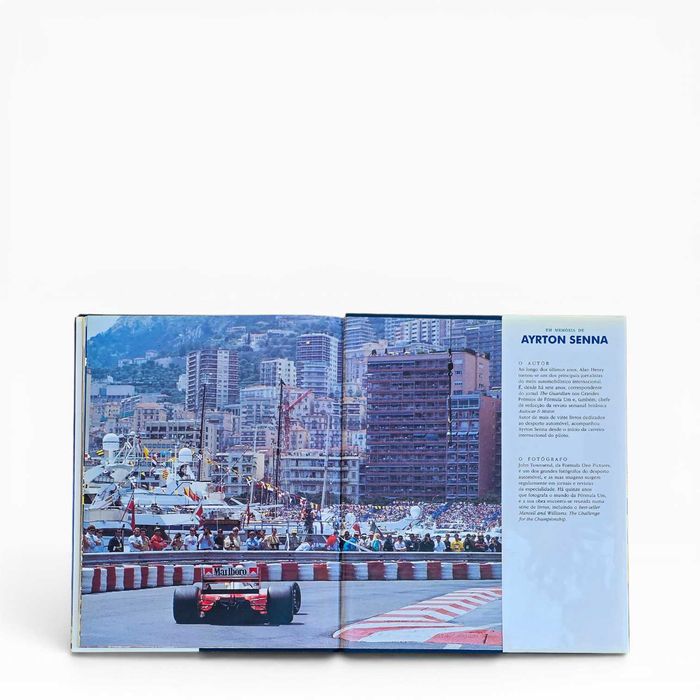 Livro “Em Memória de Ayrton Senna” — Alan Henry / John Townsend