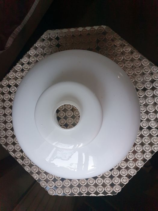 Stary piękny, bardzo duży szklany klosz