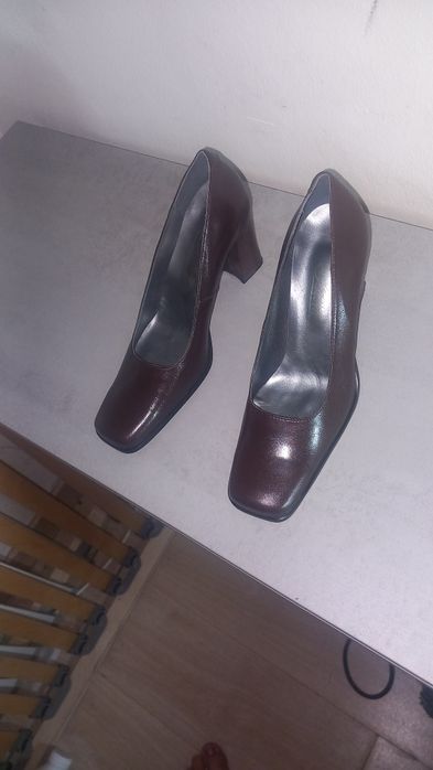 Sapatos velhos restaurados
