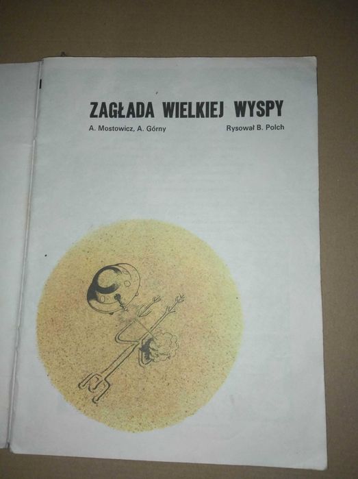 Komiks zagłada wielkiej wyspy