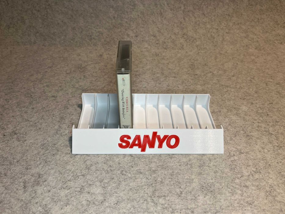 Stojak podstawka na kasety magnetofonowe Sanyo