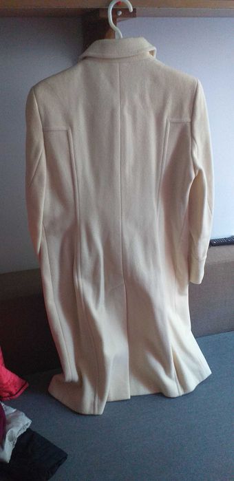 Jesienno-wiosenny welniany płaszczyk rozm.42