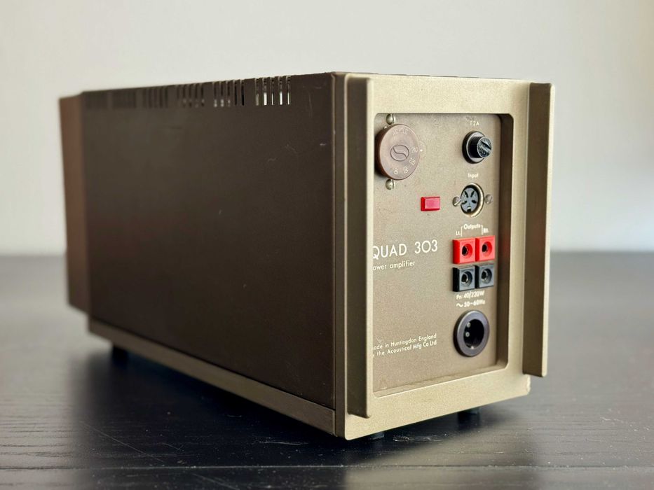 QUAD 33 + QUAD 303 | Conjunto Hi-Fi Vintage Inglês