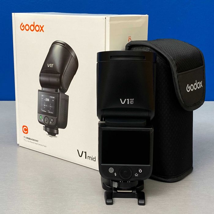Godox Speedlite V1 Mid | Canon | NOVO | 3 ANOS DE GARANTIA