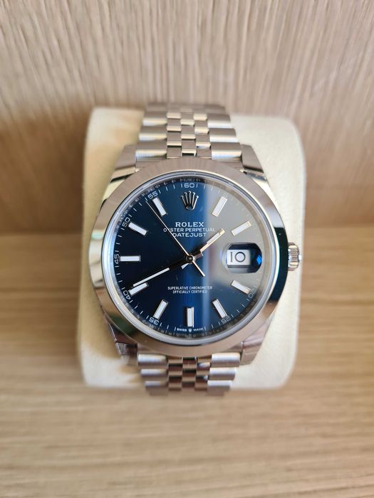 Nowy Rolex Datejust 41 mm 126300 dial blue Jubilee Polska Dystrybucja 05.2026
