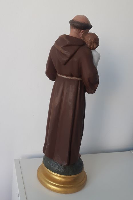 Figura sakralna mnich i dziecko 44 cm