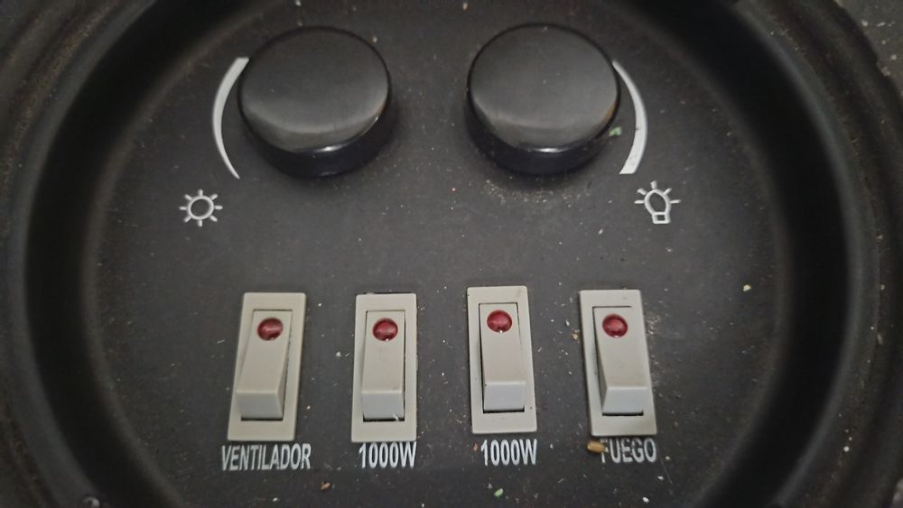 Salamandra electrica 2000w