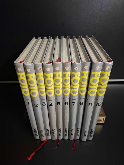 Foto Salvat 1984 10 volumes Encadernados
