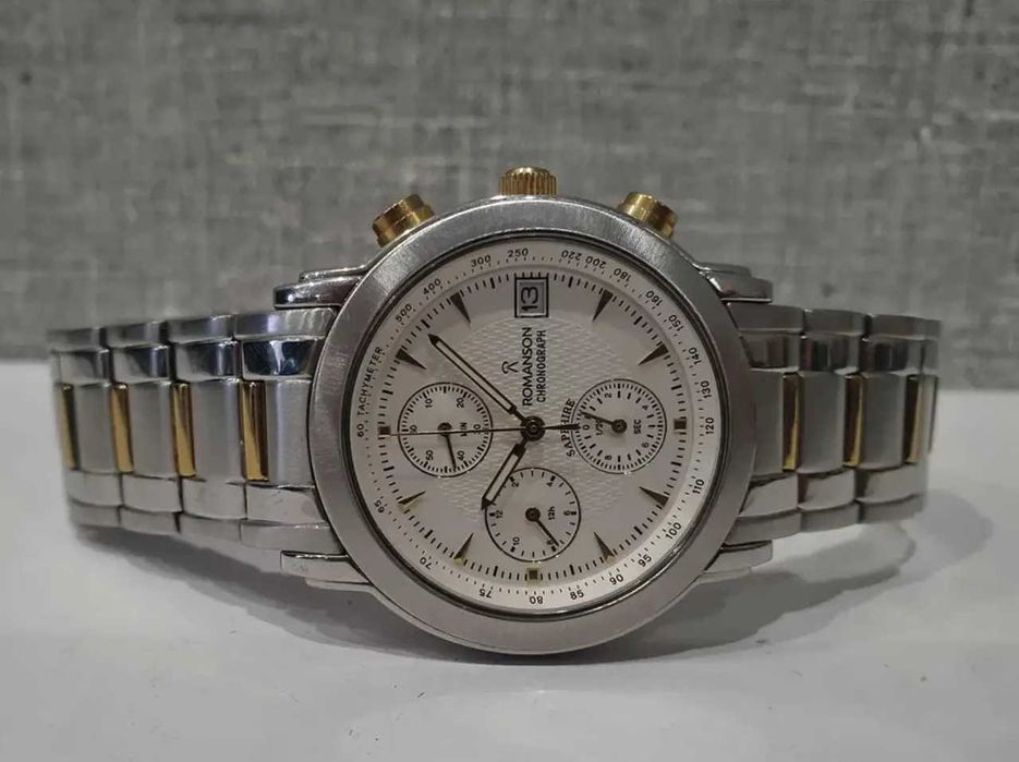 Мужские часы Romanson TM0506M Сапфир Хронорграф