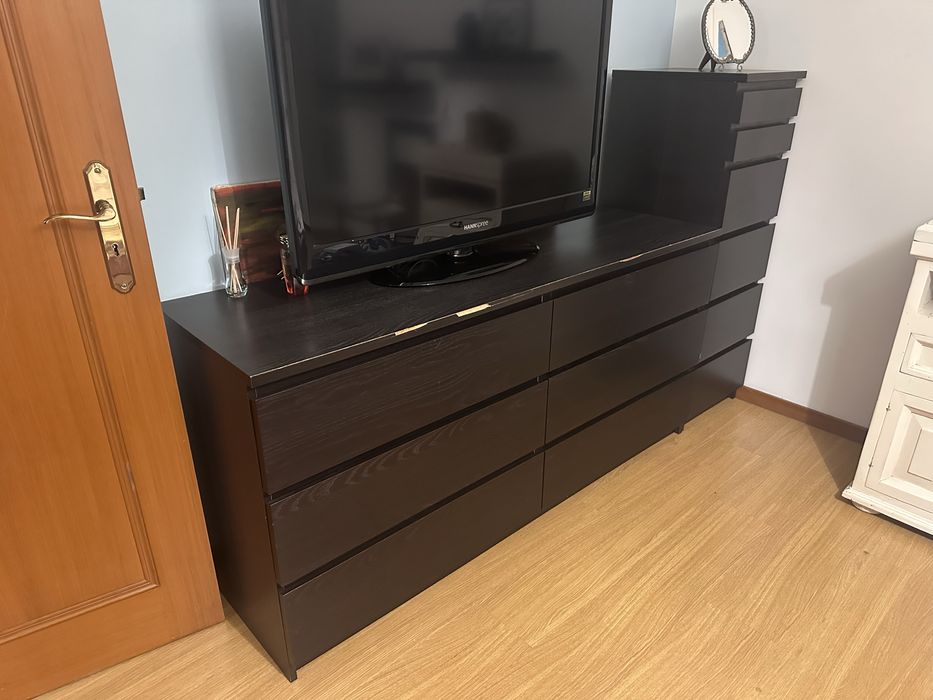 Malm 6 gavetas + camiseiro