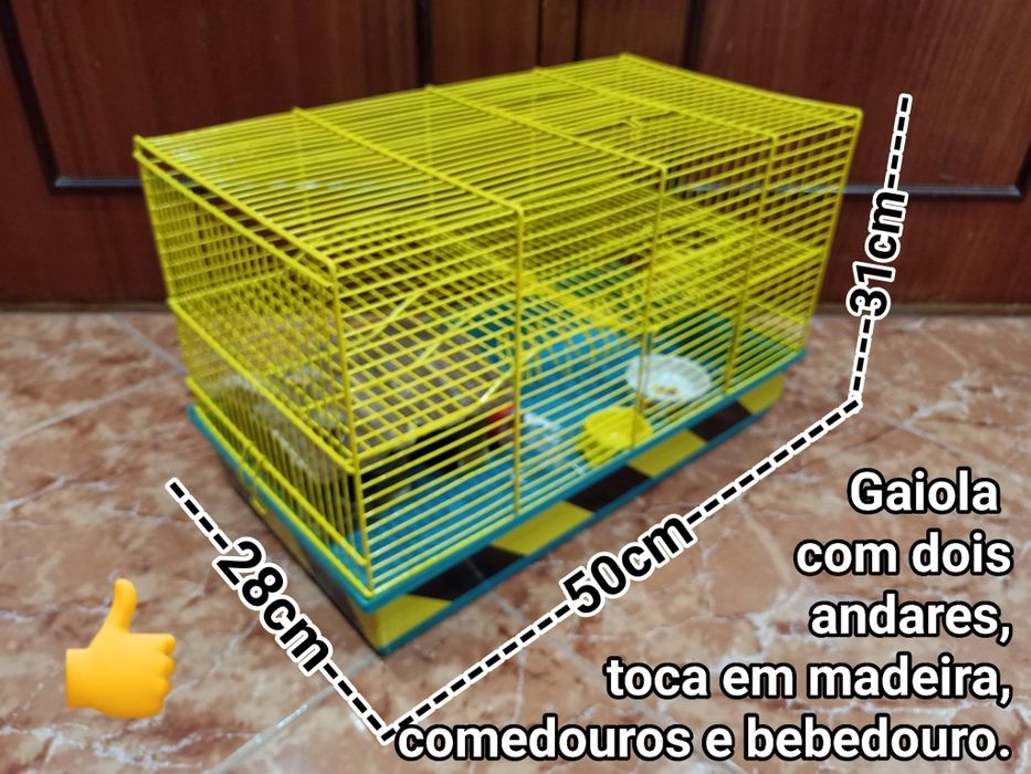 Gaiola para hamsters ou ratos  outros ruisores casa quarto apartamento vivenda carro cozinha escritório gabinete.