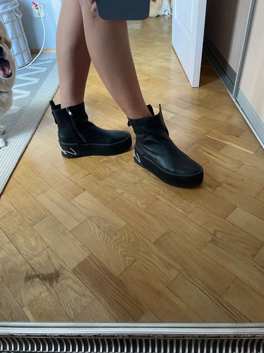 Чоботи зима/осінь,шкіряні, ручної роботи