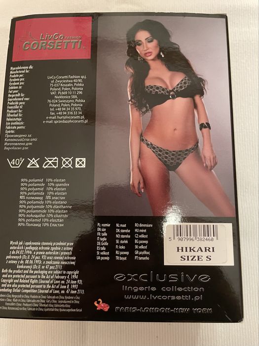Strój kąpielowy NOWY 2 częściowyLivco Corsetti model-rozmiar S-Hikari
