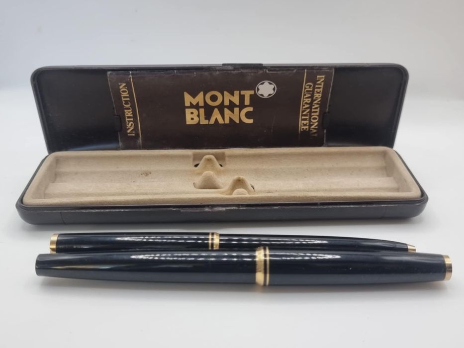 Stary zestaw pióro + długopis marki mont blanc  złota stalówka pr 58