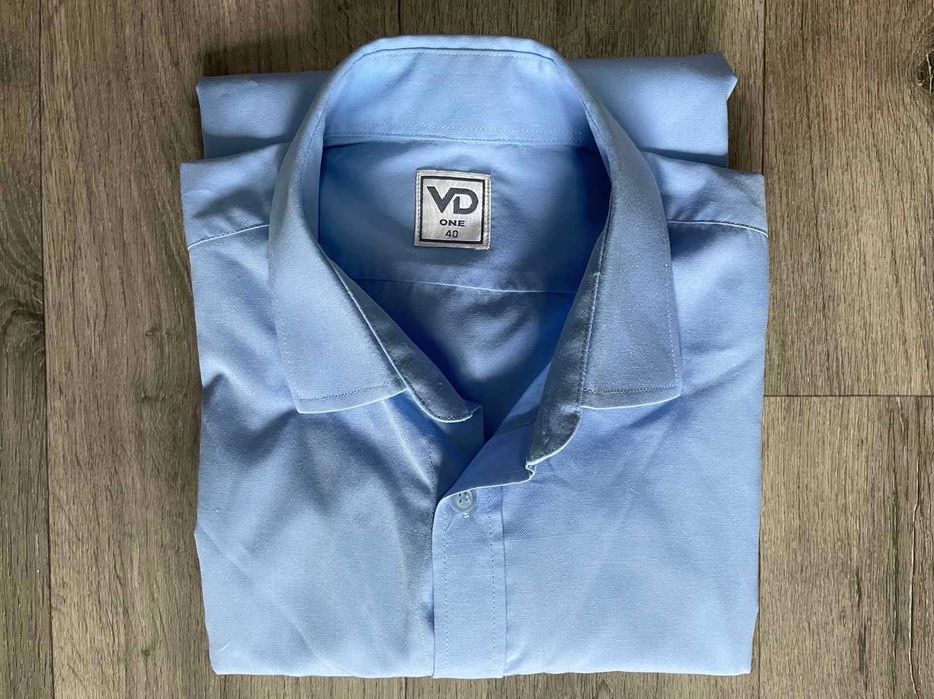 Рубашка Светло-голубая с длинным рукавом VD One р.40 = 159 грн за 2 шт