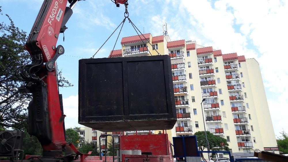 Szambo betonowe. Zbiornik o pojemnośći 8m3 dwukomorowe