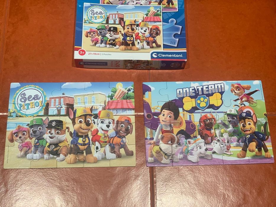 2 puzzles Patrulha pata