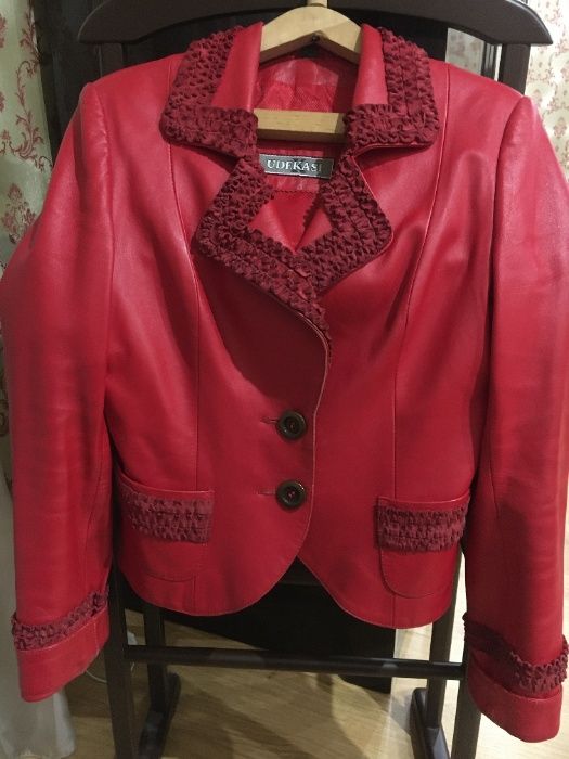 Пиджак, натуральная кожа, размер М (44-46)
